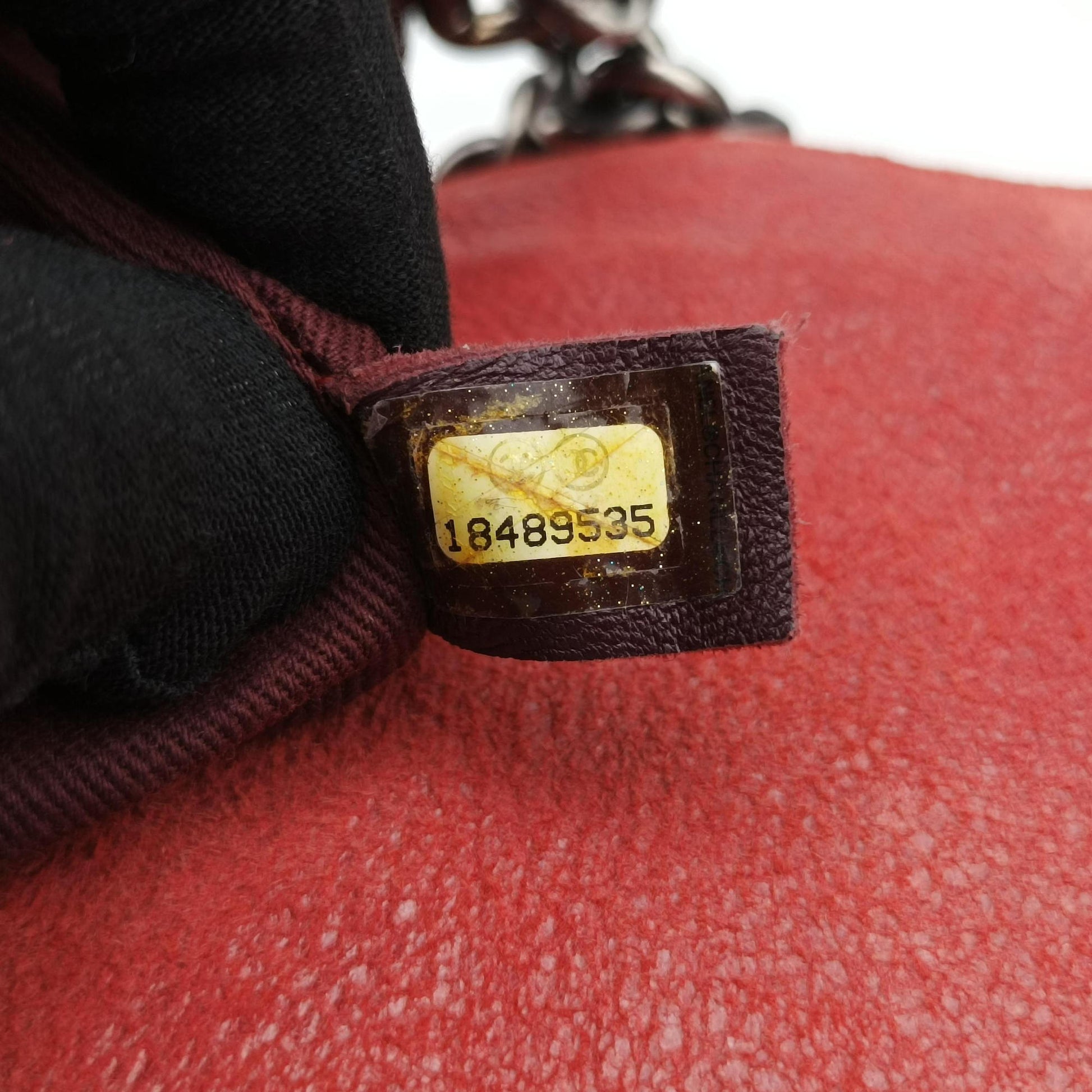 BOY CHANEL Red Leather A67952 18489535ボーイシャネル レッド レザー A67952 18489535