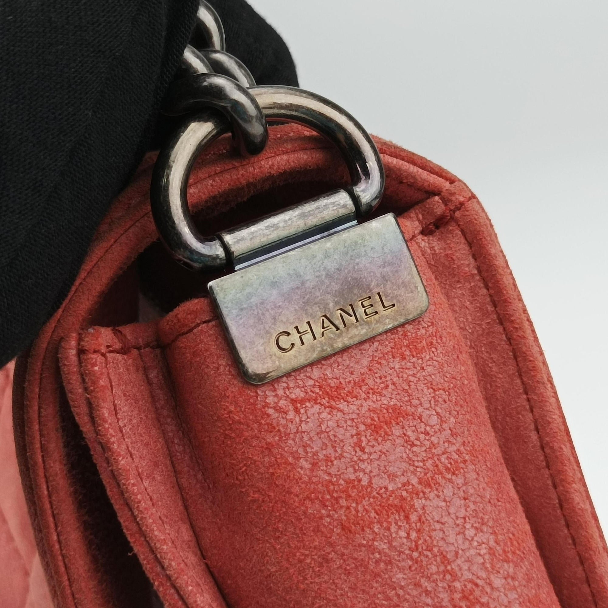 BOY CHANEL Red Leather A67952 18489535ボーイシャネル レッド レザー A67952 18489535