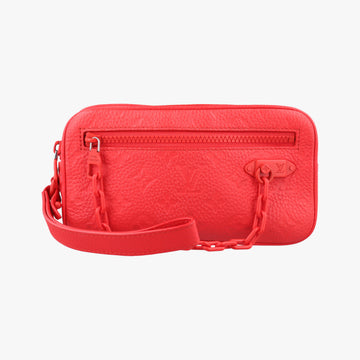 Pochette Volga Red Monogram Empreinte M53555 SP5118ポシェット ヴォルガ レッド モノグラム アンプラント M53555 SP5118