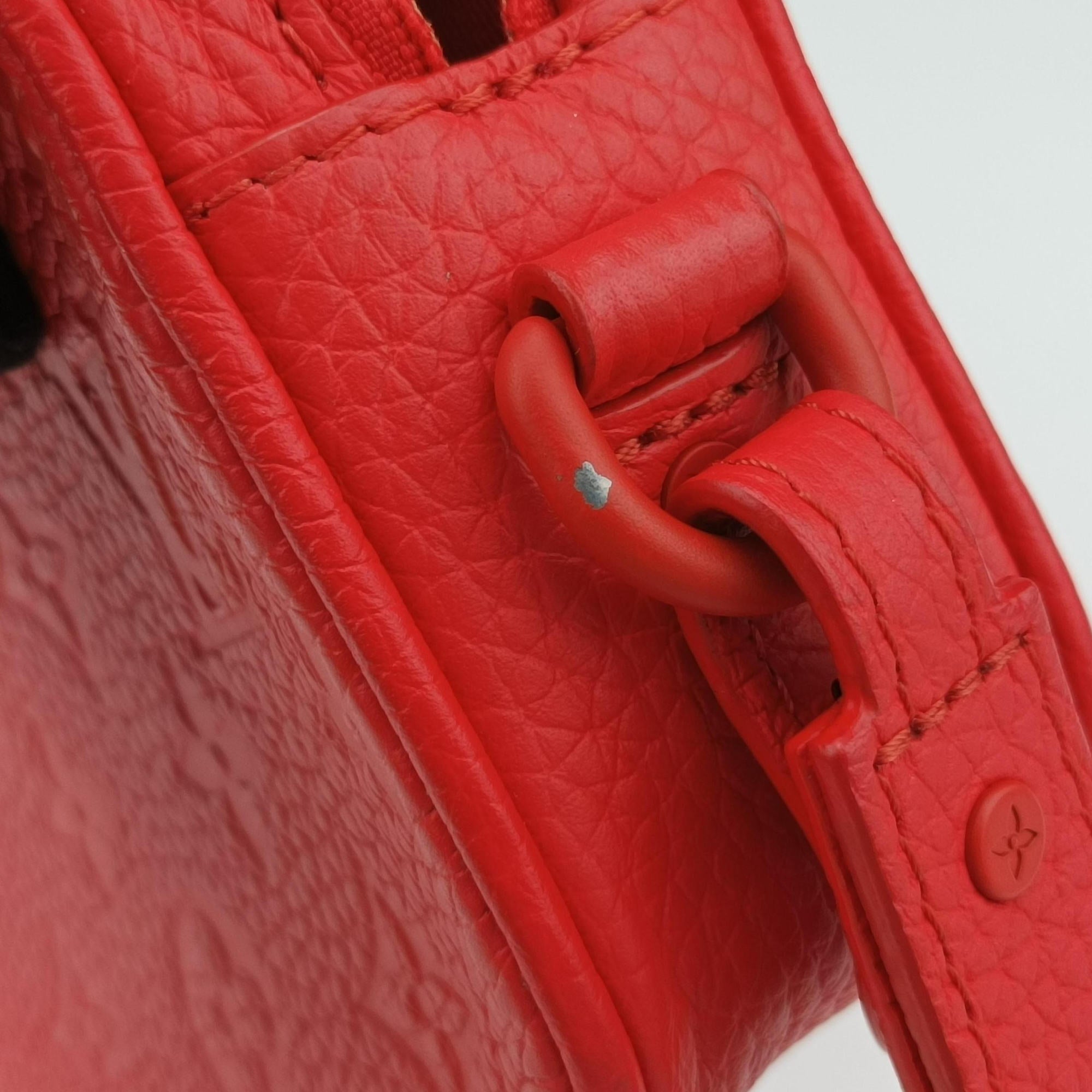 Pochette Volga Red Monogram Empreinte M53555 SP5118ポシェット ヴォルガ レッド モノグラム アンプラント M53555 SP5118