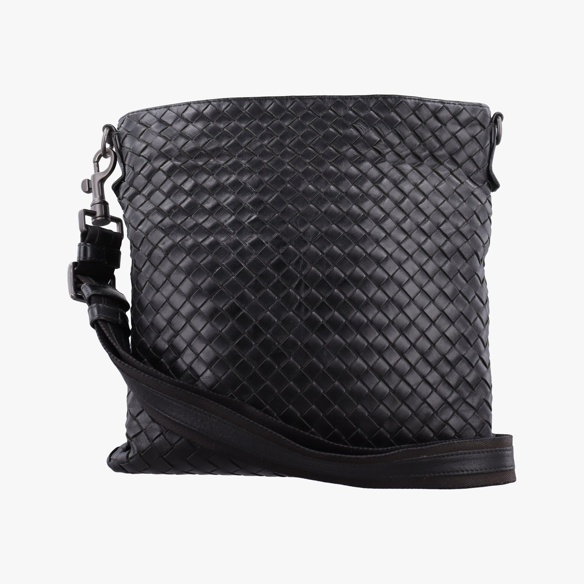 Intrecciato Black lambskin B02867597Wイントレチャート ブラック ラムスキン B02867597W