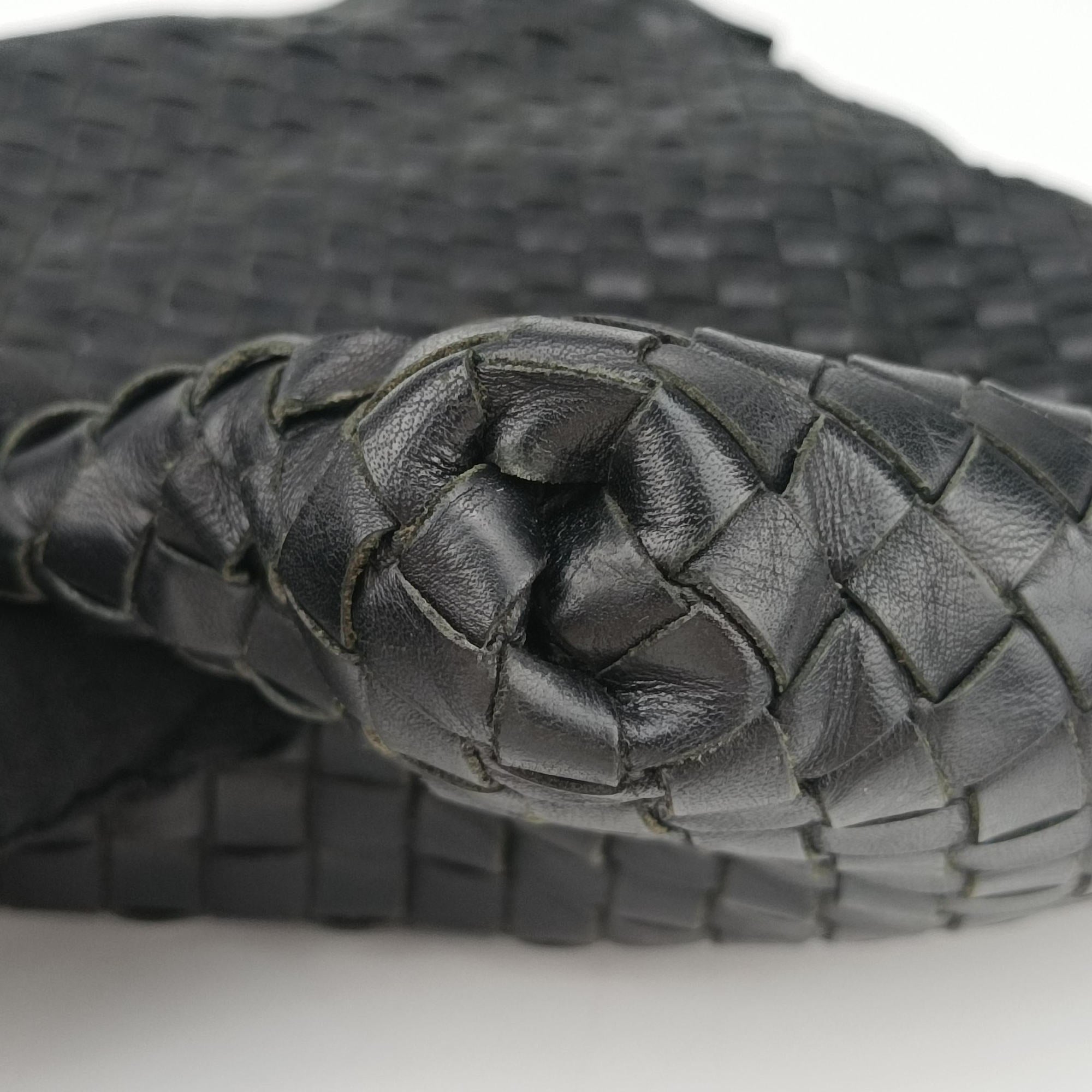 Intrecciato Black lambskin B02867597Wイントレチャート ブラック ラムスキン B02867597W