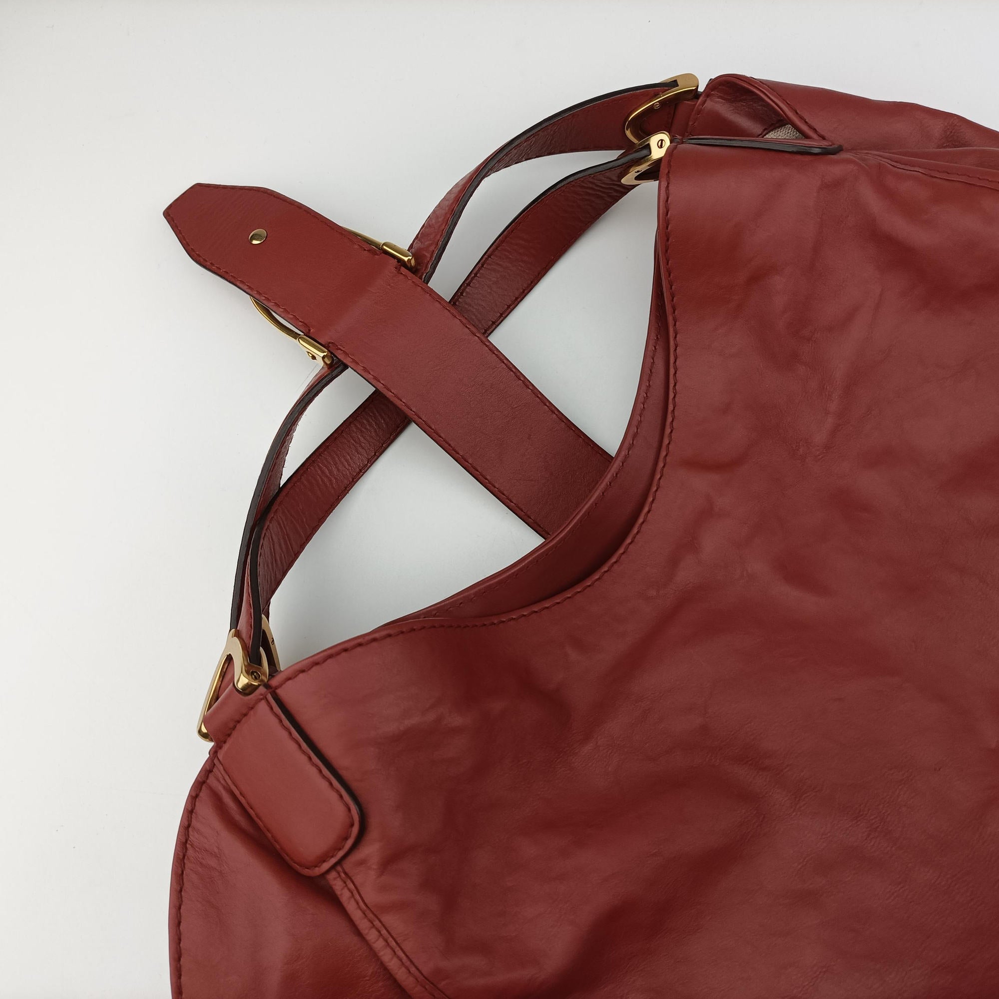 Soft Stirrup Burgundy Leather 296856 I010878691ソフト スターラップ ワインレッド レザー 296856 I010878691