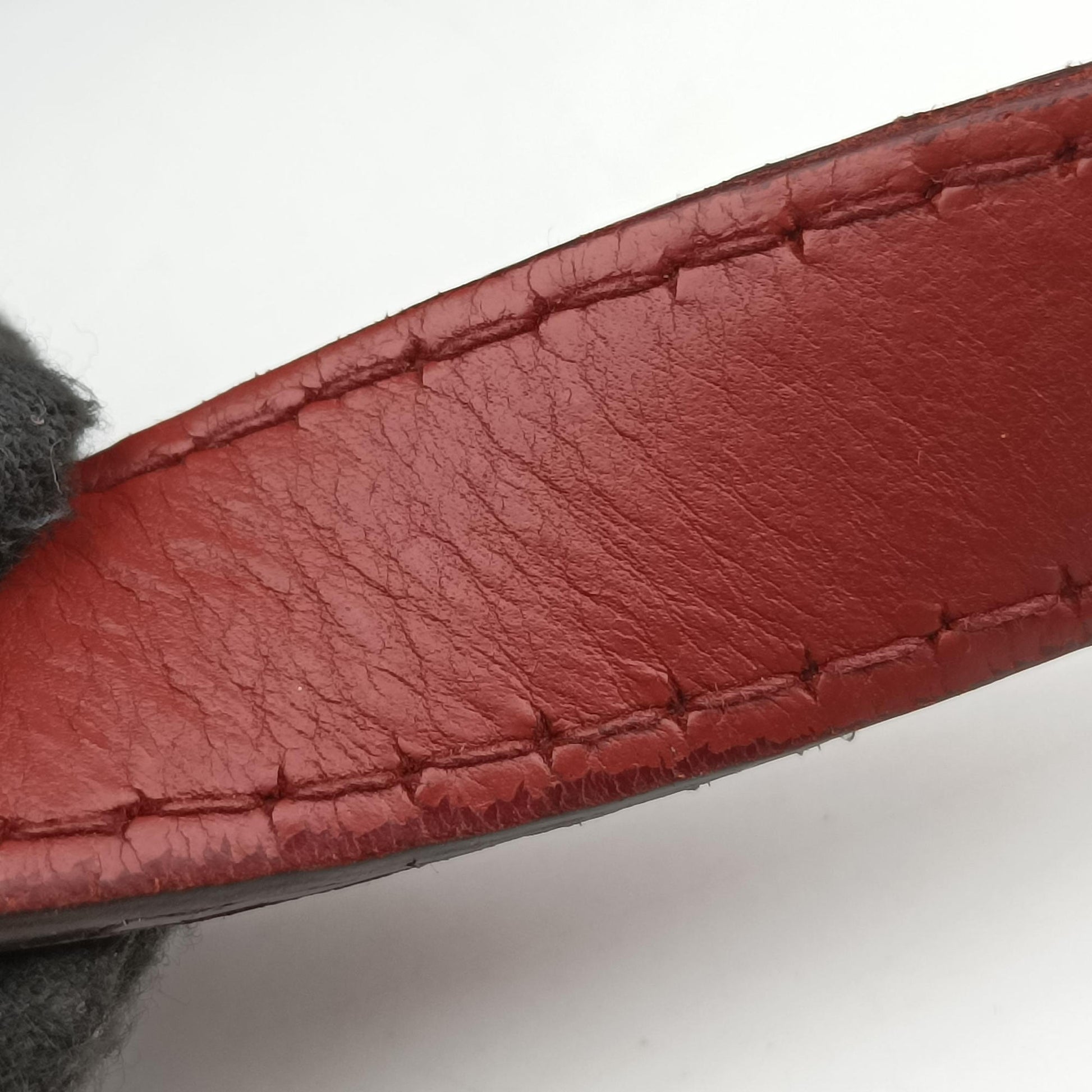 Soft Stirrup Burgundy Leather 296856 I010878691ソフト スターラップ ワインレッド レザー 296856 I010878691