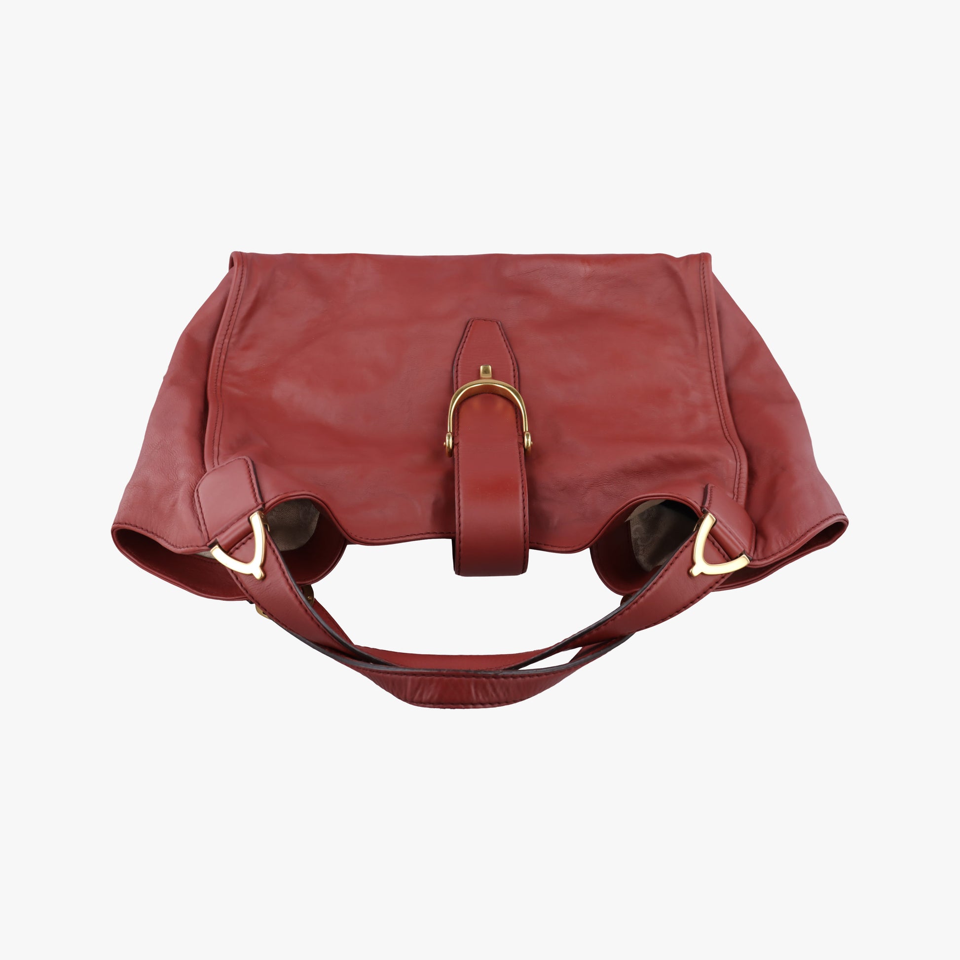 Soft Stirrup Burgundy Leather 296856 I010878691ソフト スターラップ ワインレッド レザー 296856 I010878691