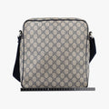 GG Supreme Messenger Beige × Navy PVC coated canvas×leather 201448 B7980659GGスプリーム メッセンジャー ベージュ×ネイビー PVCコーティングキャンバス×レザー 201448 B7980659