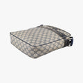 GG Supreme Messenger Beige × Navy PVC coated canvas×leather 201448 B7980659GGスプリーム メッセンジャー ベージュ×ネイビー PVCコーティングキャンバス×レザー 201448 B7980659