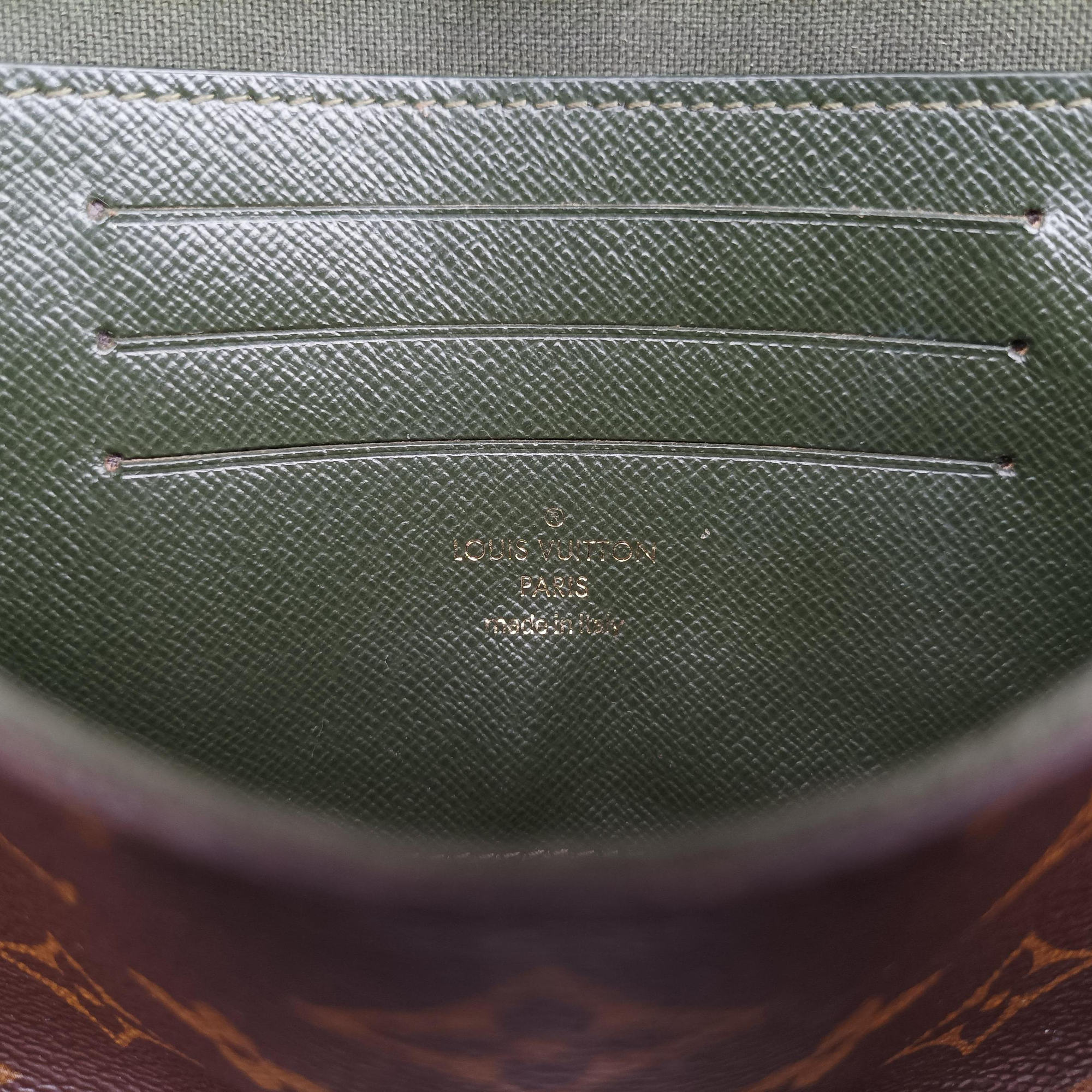 Multi Pochette FeLICIE Brown×KHAKI Monogram Canvas M80091 FH0241ミュルティ ポシェット フェリシー モノグラム/ブラウン×カーキ モノグラムキャンバス M80091 FH0241