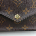 Multi Pochette FeLICIE Brown×KHAKI Monogram Canvas M80091 FH0241ミュルティ ポシェット フェリシー モノグラム/ブラウン×カーキ モノグラムキャンバス M80091 FH0241