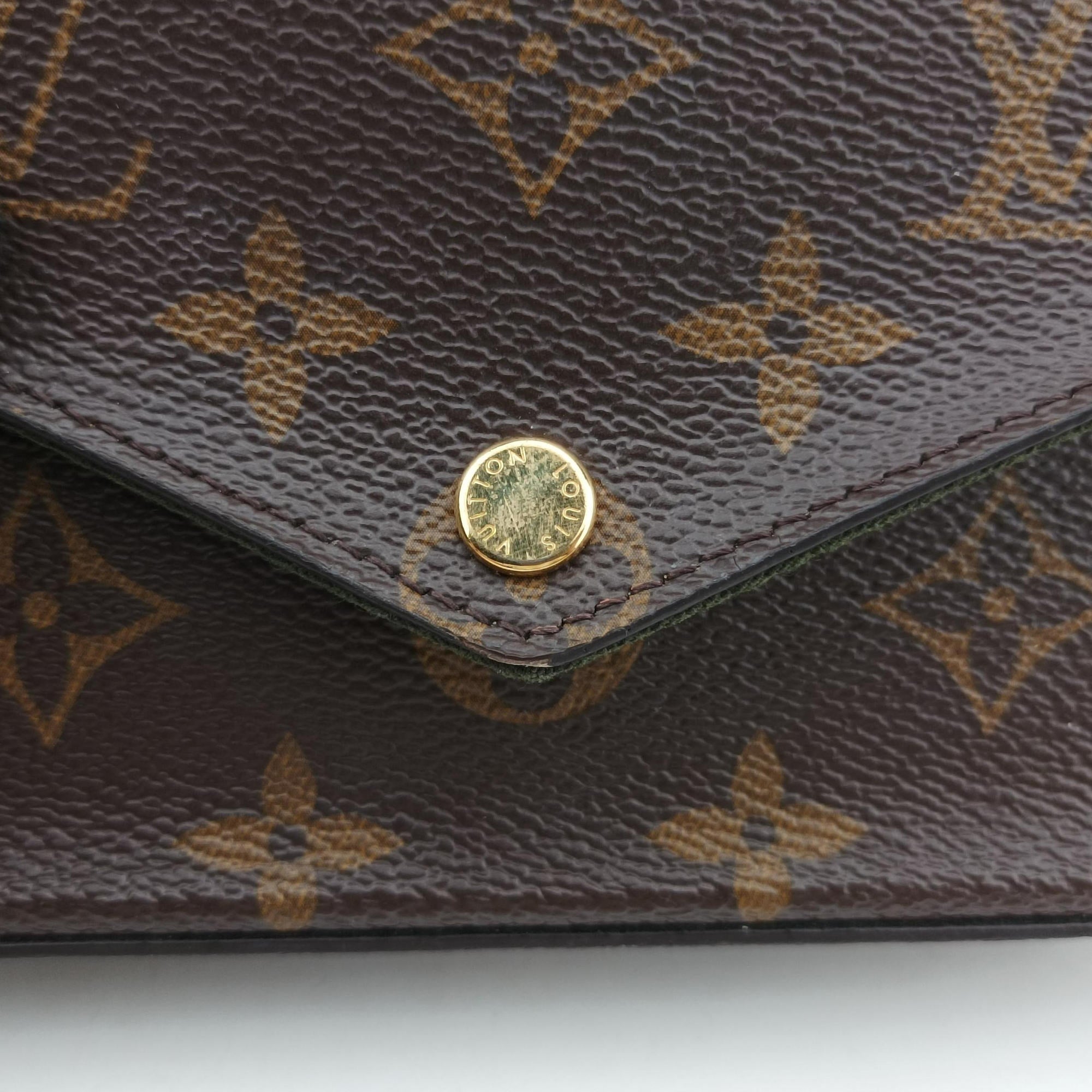 Multi Pochette FeLICIE Brown×KHAKI Monogram Canvas M80091 FH0241ミュルティ ポシェット フェリシー モノグラム/ブラウン×カーキ モノグラムキャンバス M80091 FH0241