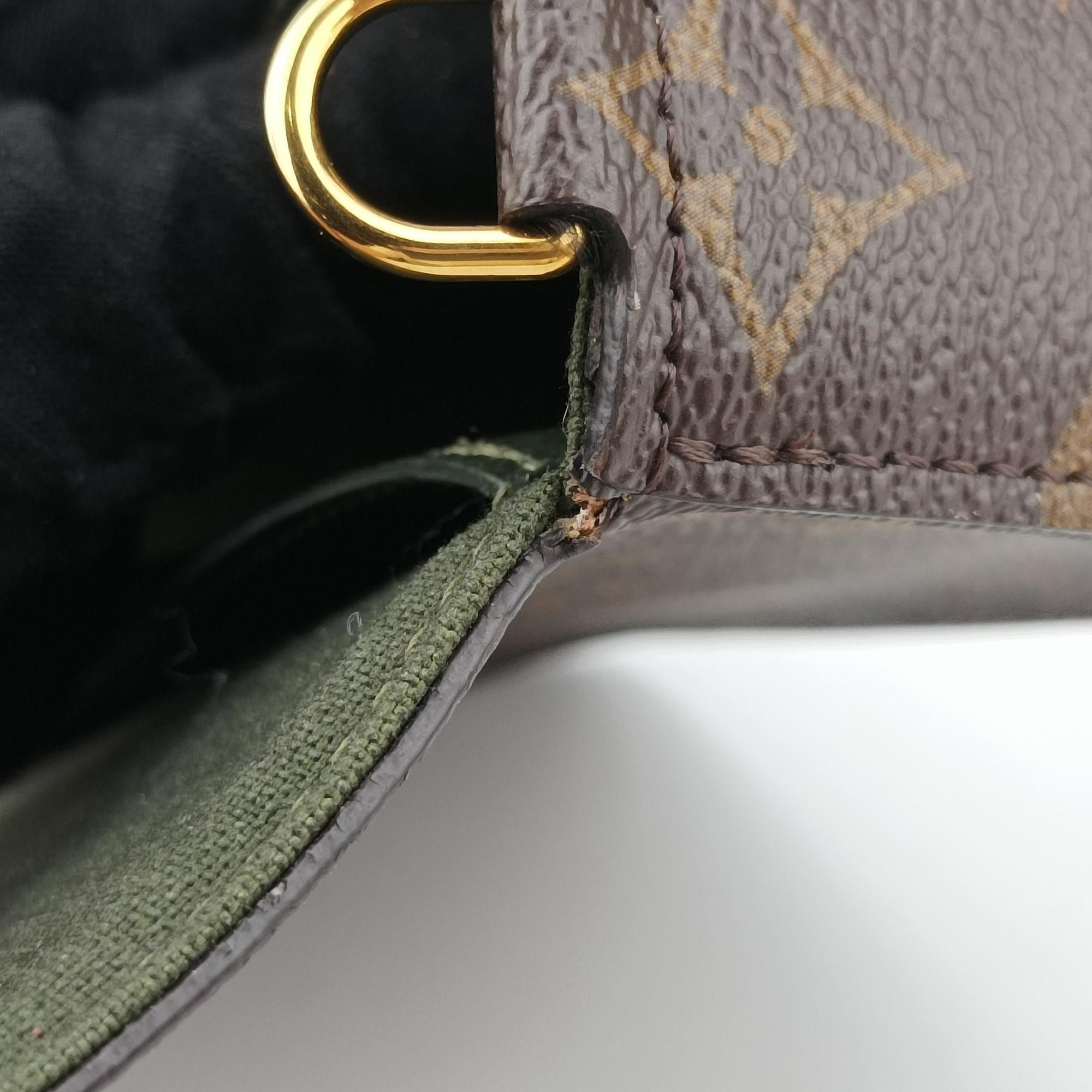 Multi Pochette FeLICIE Brown×KHAKI Monogram Canvas M80091 FH0241ミュルティ ポシェット フェリシー モノグラム/ブラウン×カーキ モノグラムキャンバス M80091 FH0241