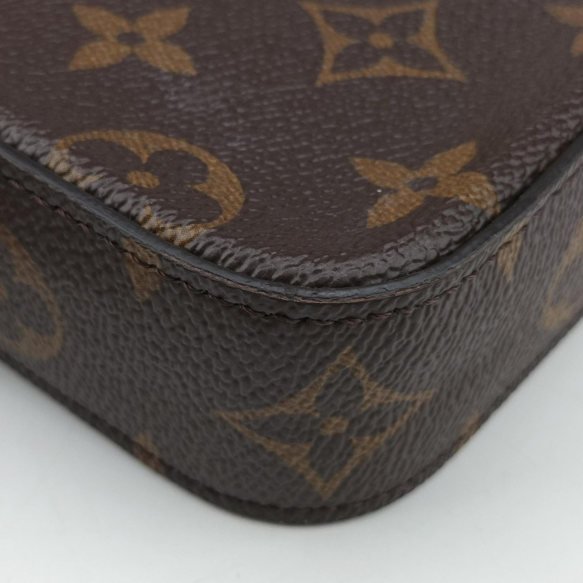 Multi Pochette FeLICIE Brown×KHAKI Monogram Canvas M80091 FH0241ミュルティ ポシェット フェリシー モノグラム/ブラウン×カーキ モノグラムキャンバス M80091 FH0241