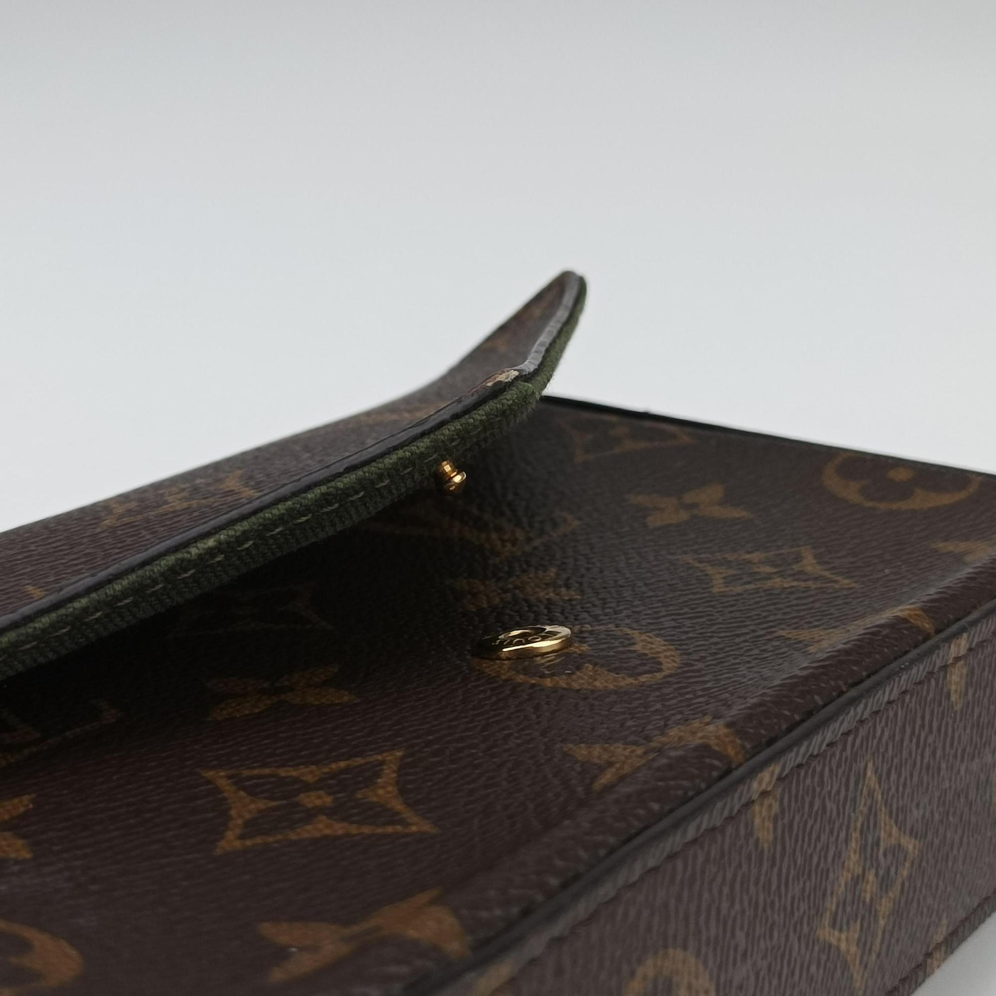 Multi Pochette FeLICIE Brown×KHAKI Monogram Canvas M80091 FH0241ミュルティ ポシェット フェリシー モノグラム/ブラウン×カーキ モノグラムキャンバス M80091 FH0241