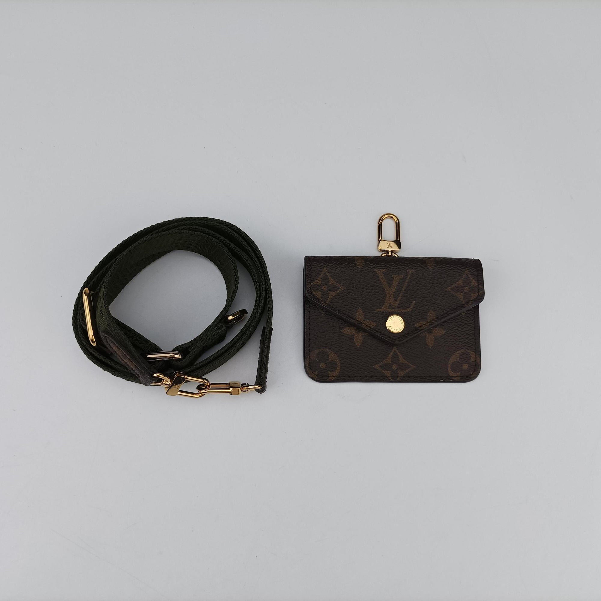 Multi Pochette FeLICIE Brown×KHAKI Monogram Canvas M80091 FH0241ミュルティ ポシェット フェリシー モノグラム/ブラウン×カーキ モノグラムキャンバス M80091 FH0241
