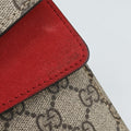 Dionysus beige×red PVC coated canvas × suede 421970 A022722966ディオニュソス ベージュ×レッド PVCコーティングキャンバス × スエード 421970 A022722966