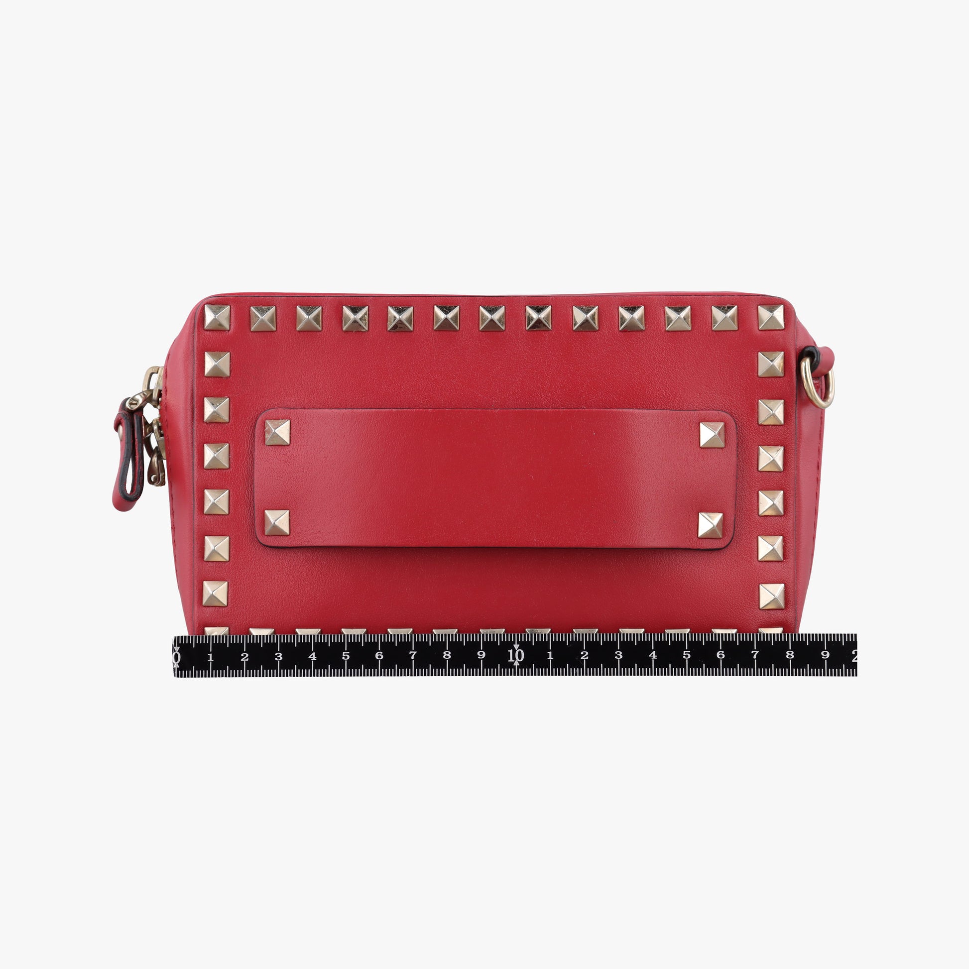 Rockstud Red Leather Lot number unknownロックスタッズ レッド レザー 製番不明