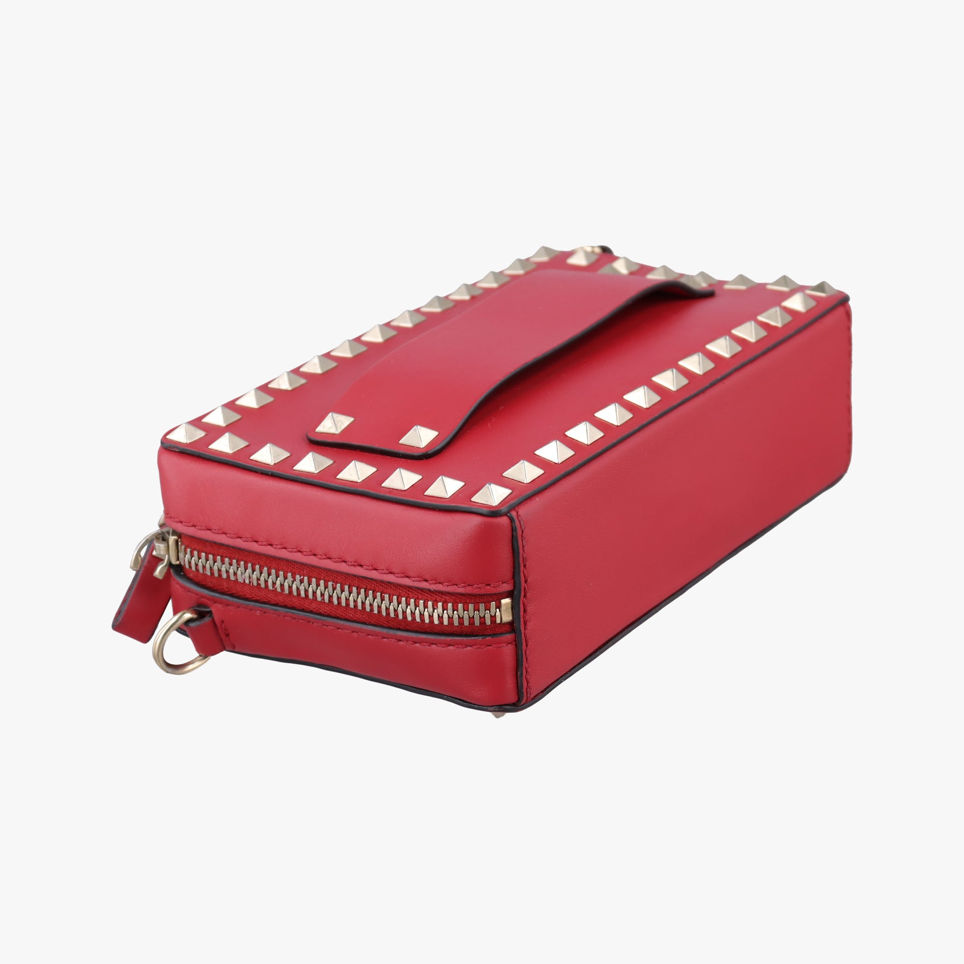 Rockstud Red Leather Lot number unknownロックスタッズ レッド レザー 製番不明