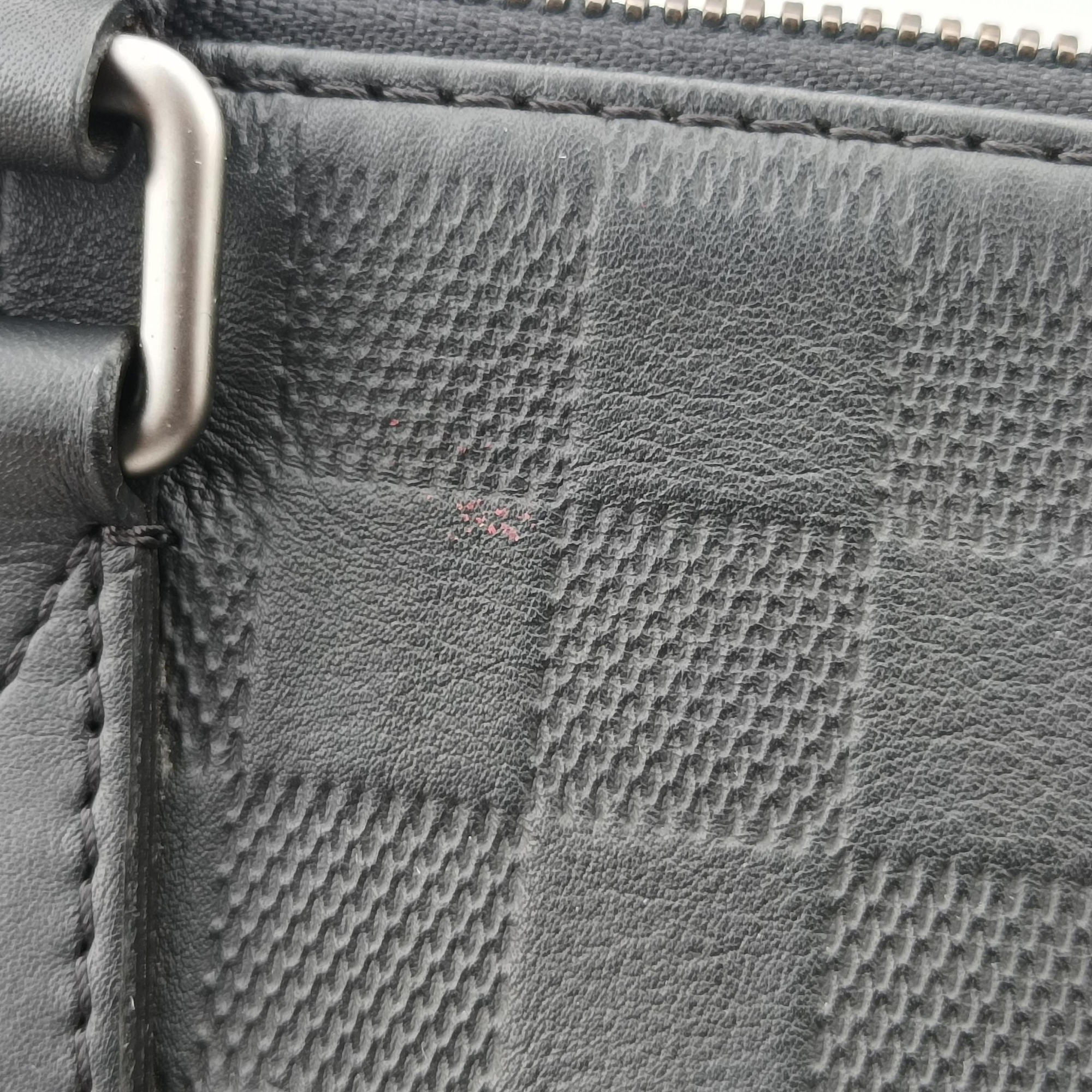 Porte Documents Jour Noir Damier Graphite N48224 CA4193ポルトドキュマン ジュール ノワール ダミエ グラフィット N48224 CA4193