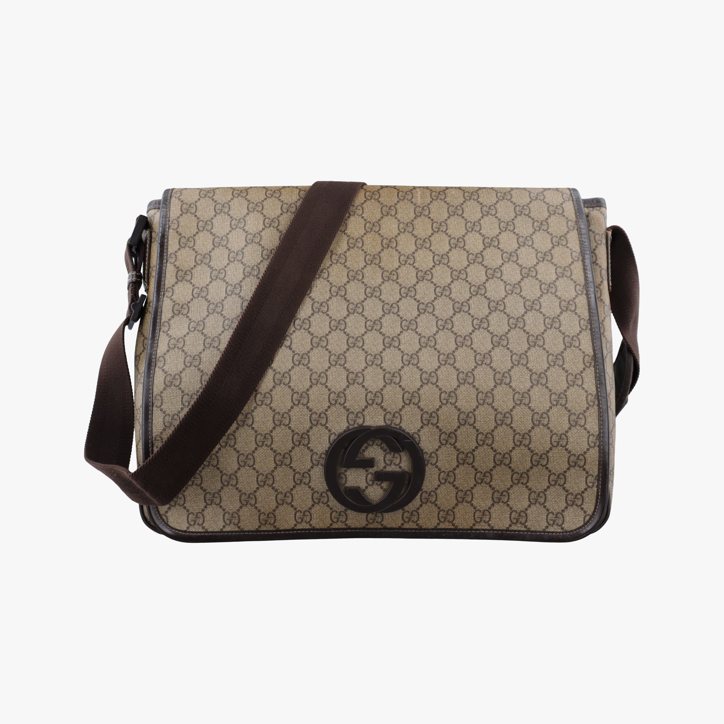 messenger Beige × brown GG canvas×Leather 222291 H5252109メッセンジャー ベージュ × ブラウン GGキャンバス×レザー 222291 H5252109