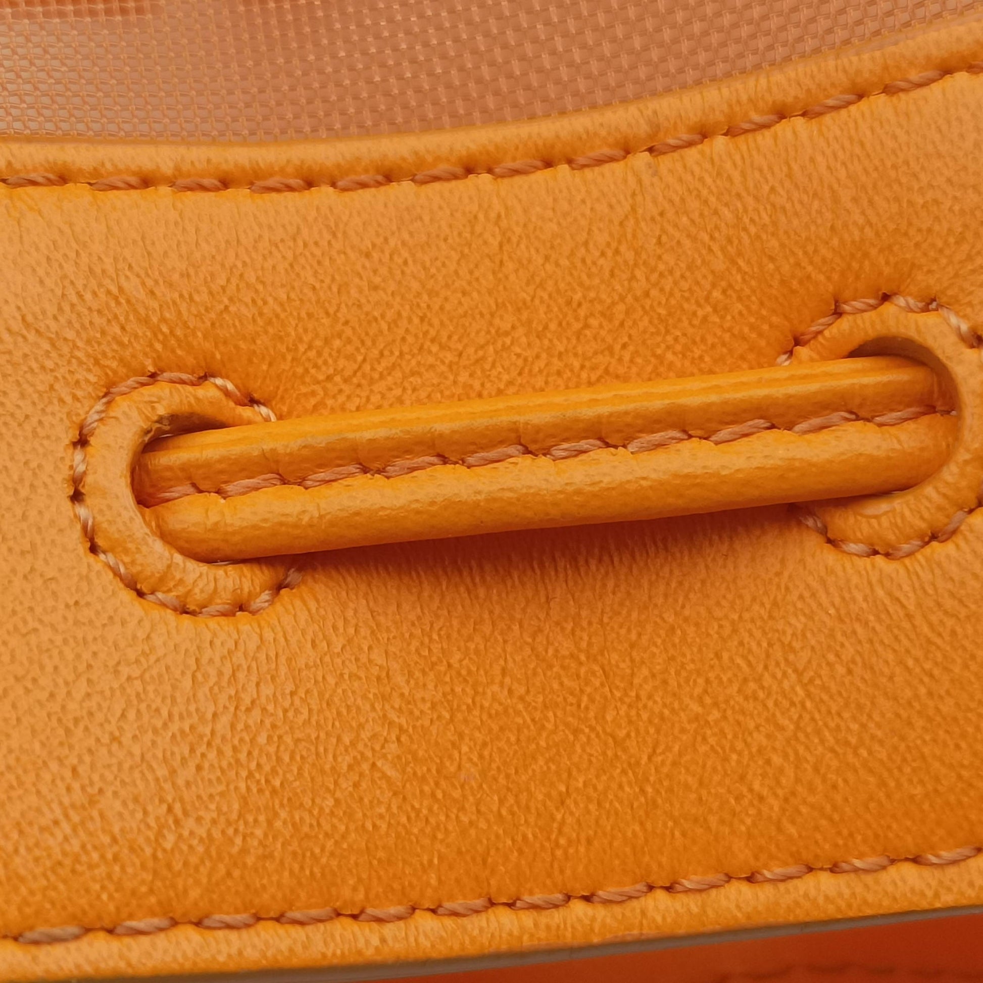 Mon Tresor Mini Bucket Orange mesh×Calf Leather 8BS010 8BS010.AAYS.218.8465ミニ モン トレゾール オレンジ メッシュ×カーフレザー 8BS010 8BS010.AAYS.218.8465