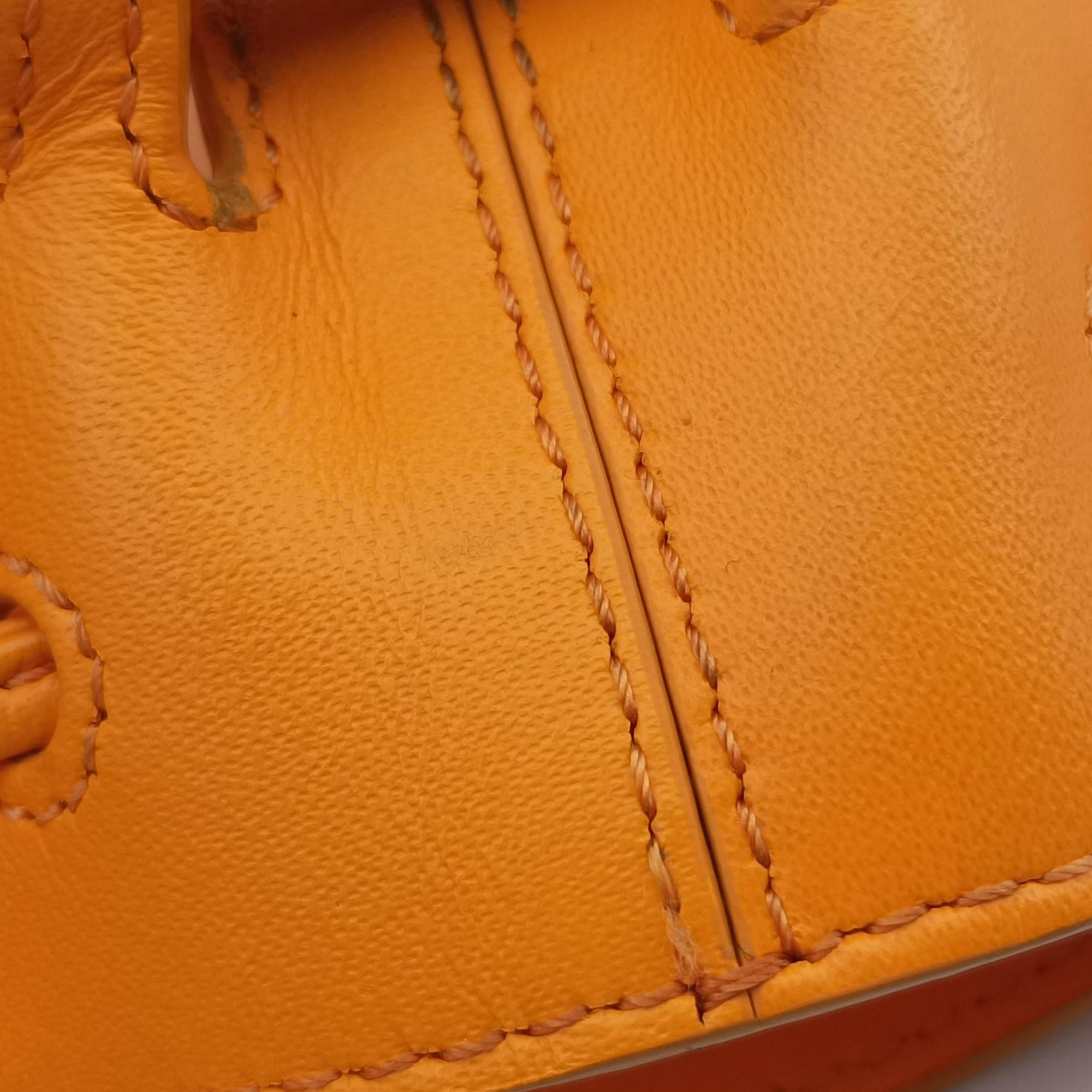 Mon Tresor Mini Bucket Orange mesh×Calf Leather 8BS010 8BS010.AAYS.218.8465ミニ モン トレゾール オレンジ メッシュ×カーフレザー 8BS010 8BS010.AAYS.218.8465