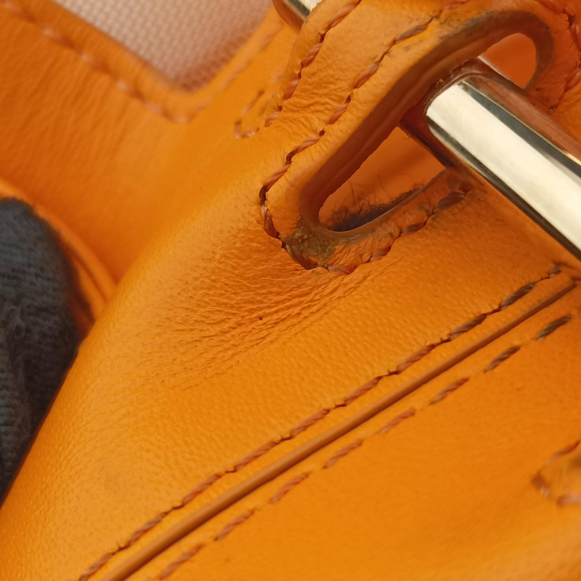 Mon Tresor Mini Bucket Orange mesh×Calf Leather 8BS010 8BS010.AAYS.218.8465ミニ モン トレゾール オレンジ メッシュ×カーフレザー 8BS010 8BS010.AAYS.218.8465