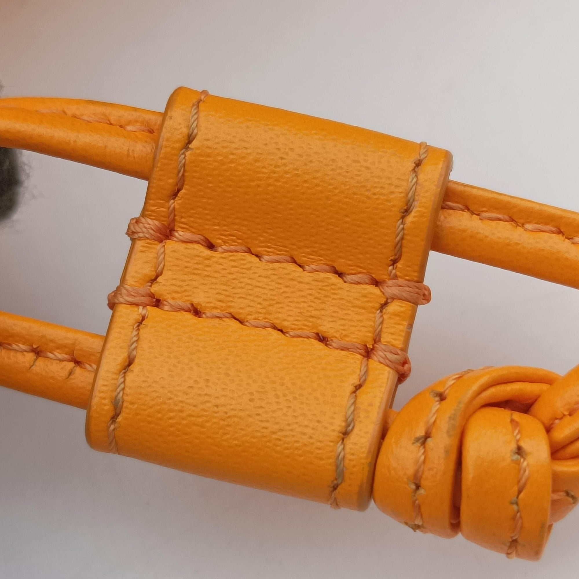 Mon Tresor Mini Bucket Orange mesh×Calf Leather 8BS010 8BS010.AAYS.218.8465ミニ モン トレゾール オレンジ メッシュ×カーフレザー 8BS010 8BS010.AAYS.218.8465