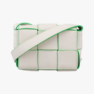 candy cassette White×green Leather IC Chipキャンディ カセット ホワイト×グリーン レザー ICチップ