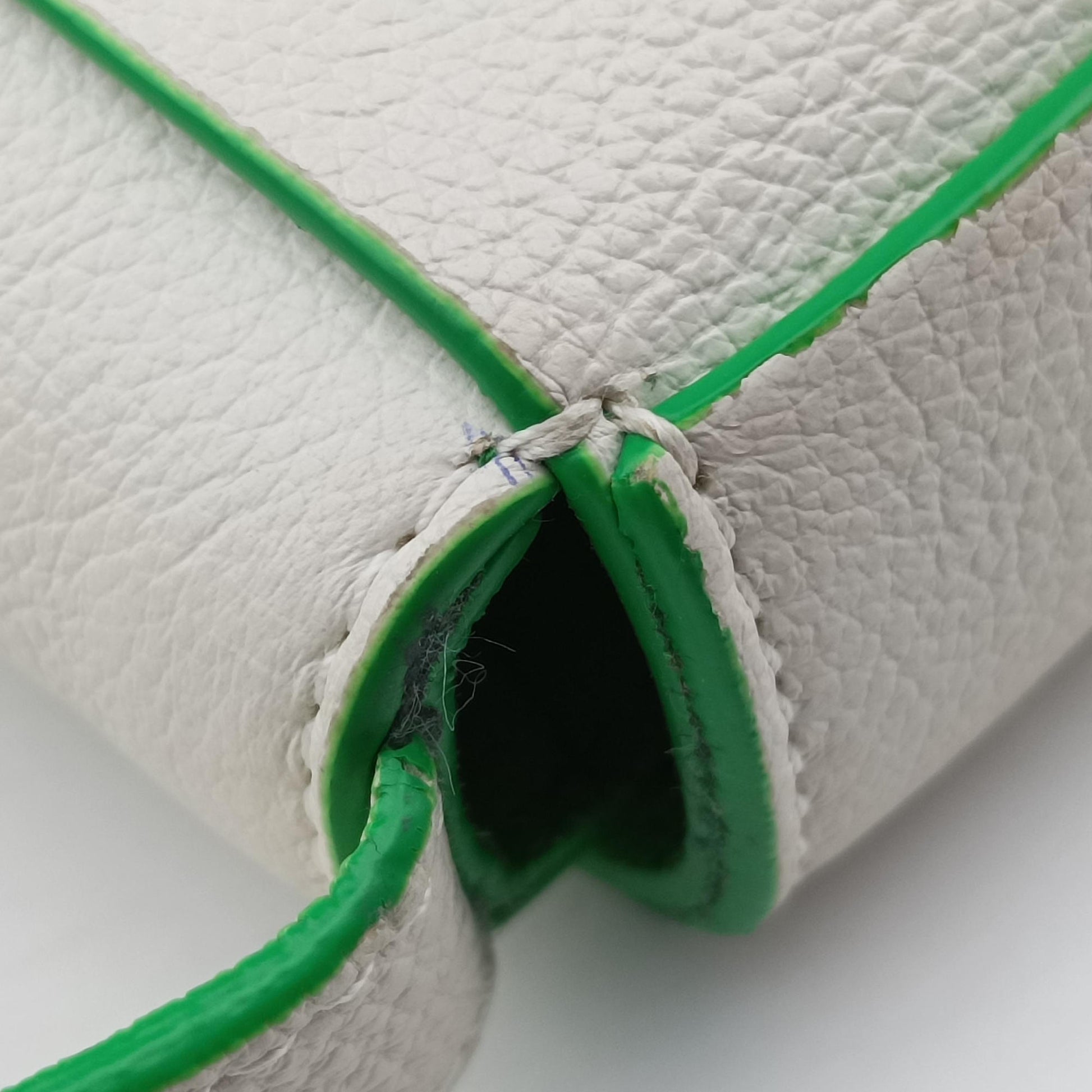 candy cassette White×green Leather IC Chipキャンディ カセット ホワイト×グリーン レザー ICチップ