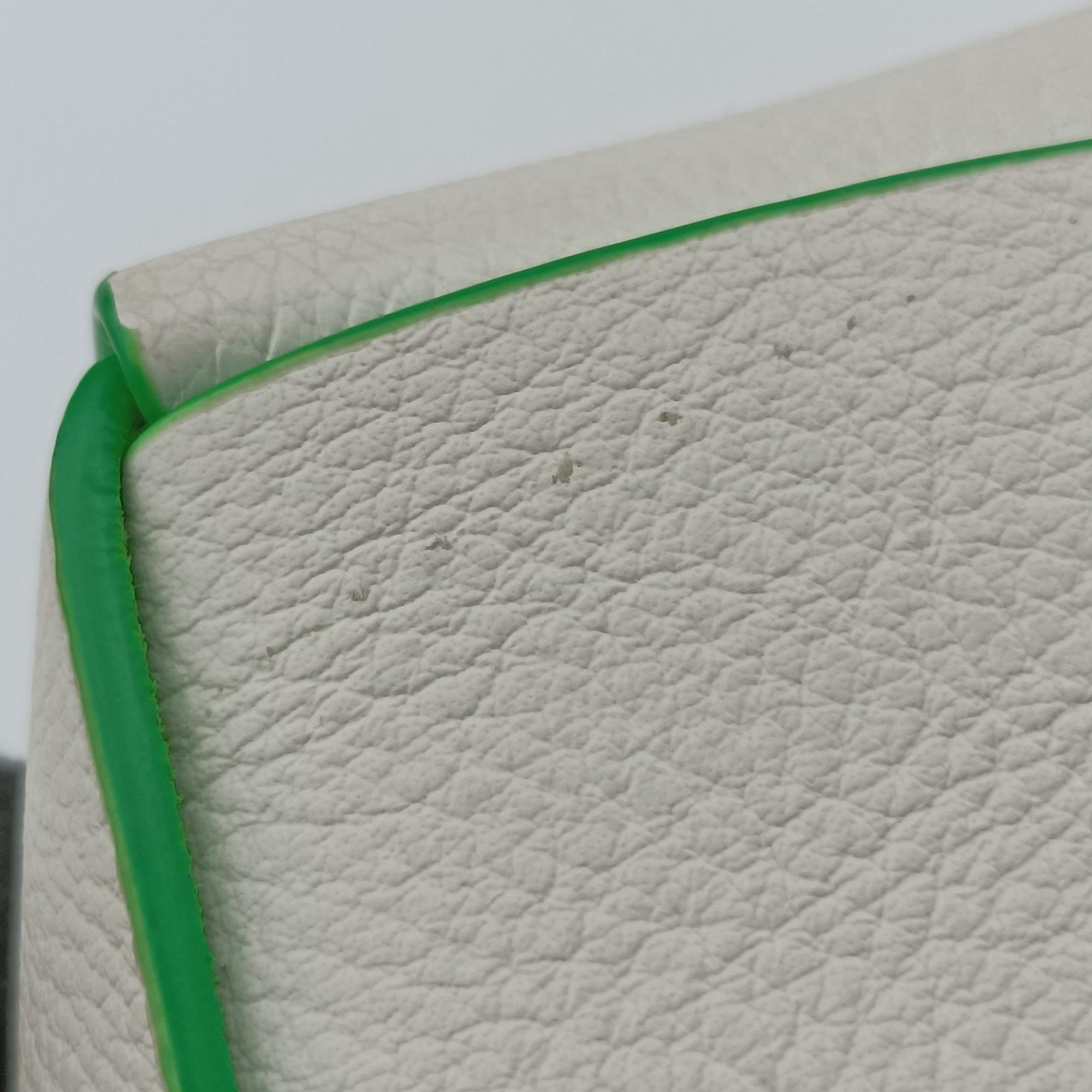 candy cassette White×green Leather IC Chipキャンディ カセット ホワイト×グリーン レザー ICチップ