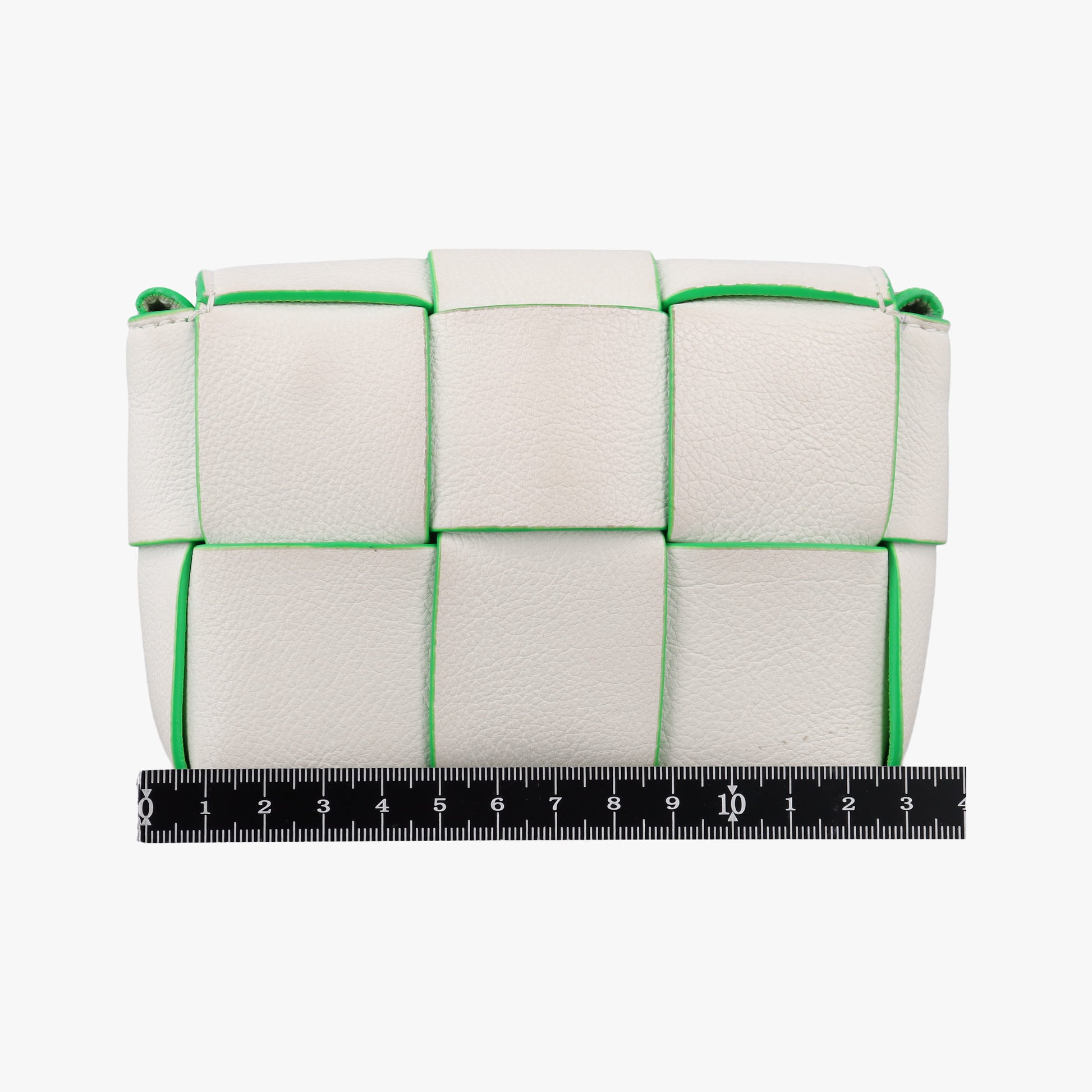 candy cassette White×green Leather IC Chipキャンディ カセット ホワイト×グリーン レザー ICチップ