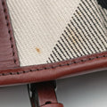 Beat Check Brown × Beige × Black Canvas × Leather ITPELANN5254FIRビートチェック ブラウン × ベージュ × ブラック キャンバス × レザー ITPELANN5254FIR