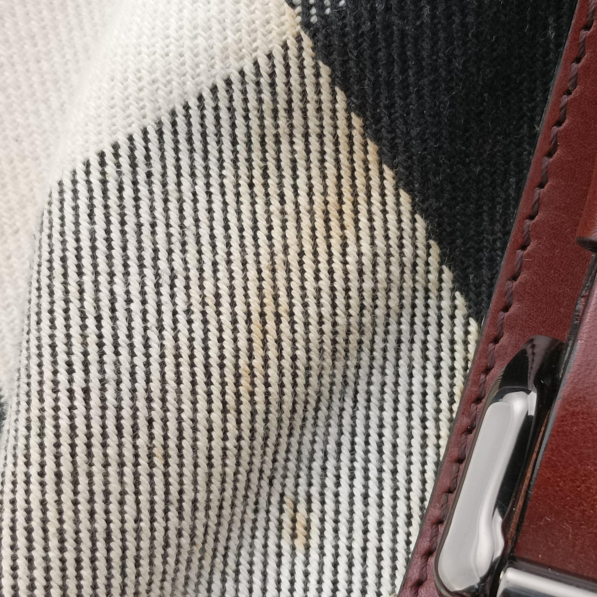 Beat Check Brown × Beige × Black Canvas × Leather ITPELANN5254FIRビートチェック ブラウン × ベージュ × ブラック キャンバス × レザー ITPELANN5254FIR