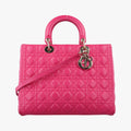 Lady Dior Rose lambskin 18-MA-1112レディディオール ローズ レッド ラムスキン 18-MA-1112