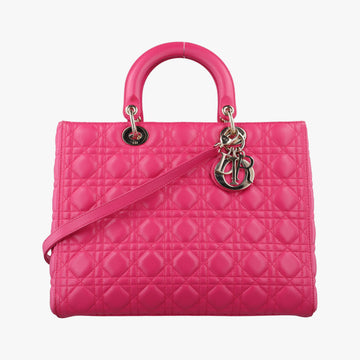 Lady Dior Rose lambskin 18-MA-1112レディディオール ローズ レッド ラムスキン 18-MA-1112