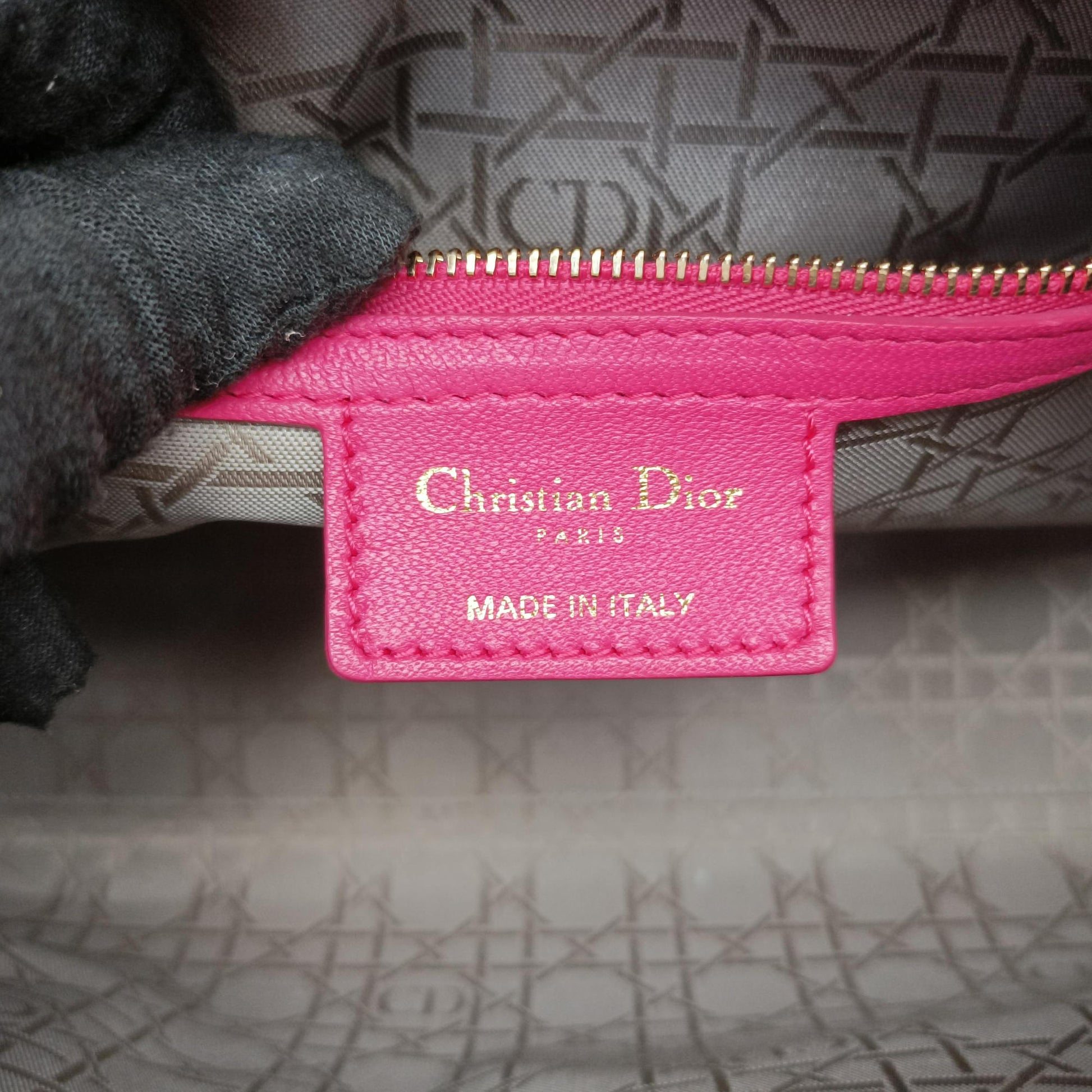 Lady Dior Rose lambskin 18-MA-1112レディディオール ローズ レッド ラムスキン 18-MA-1112