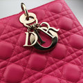 Lady Dior Rose lambskin 18-MA-1112レディディオール ローズ レッド ラムスキン 18-MA-1112