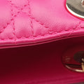 Lady Dior Rose lambskin 18-MA-1112レディディオール ローズ レッド ラムスキン 18-MA-1112