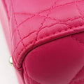 Lady Dior Rose lambskin 18-MA-1112レディディオール ローズ レッド ラムスキン 18-MA-1112