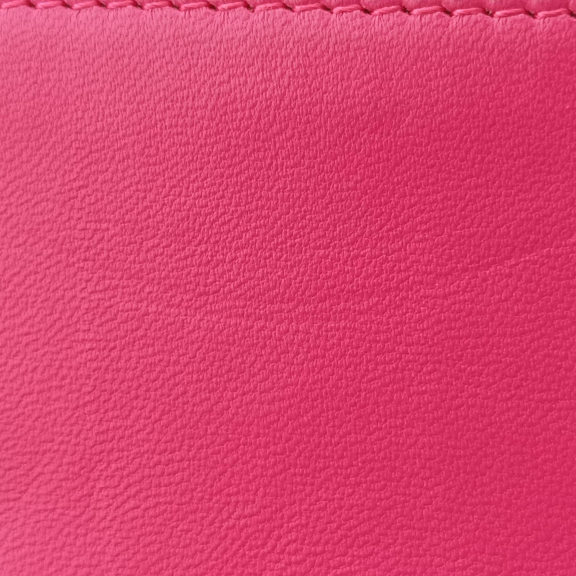 Lady Dior Rose lambskin 18-MA-1112レディディオール ローズ レッド ラムスキン 18-MA-1112