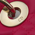 Lady Dior Rose lambskin 18-MA-1112レディディオール ローズ レッド ラムスキン 18-MA-1112