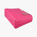 Lady Dior Rose lambskin 18-MA-1112レディディオール ローズ レッド ラムスキン 18-MA-1112