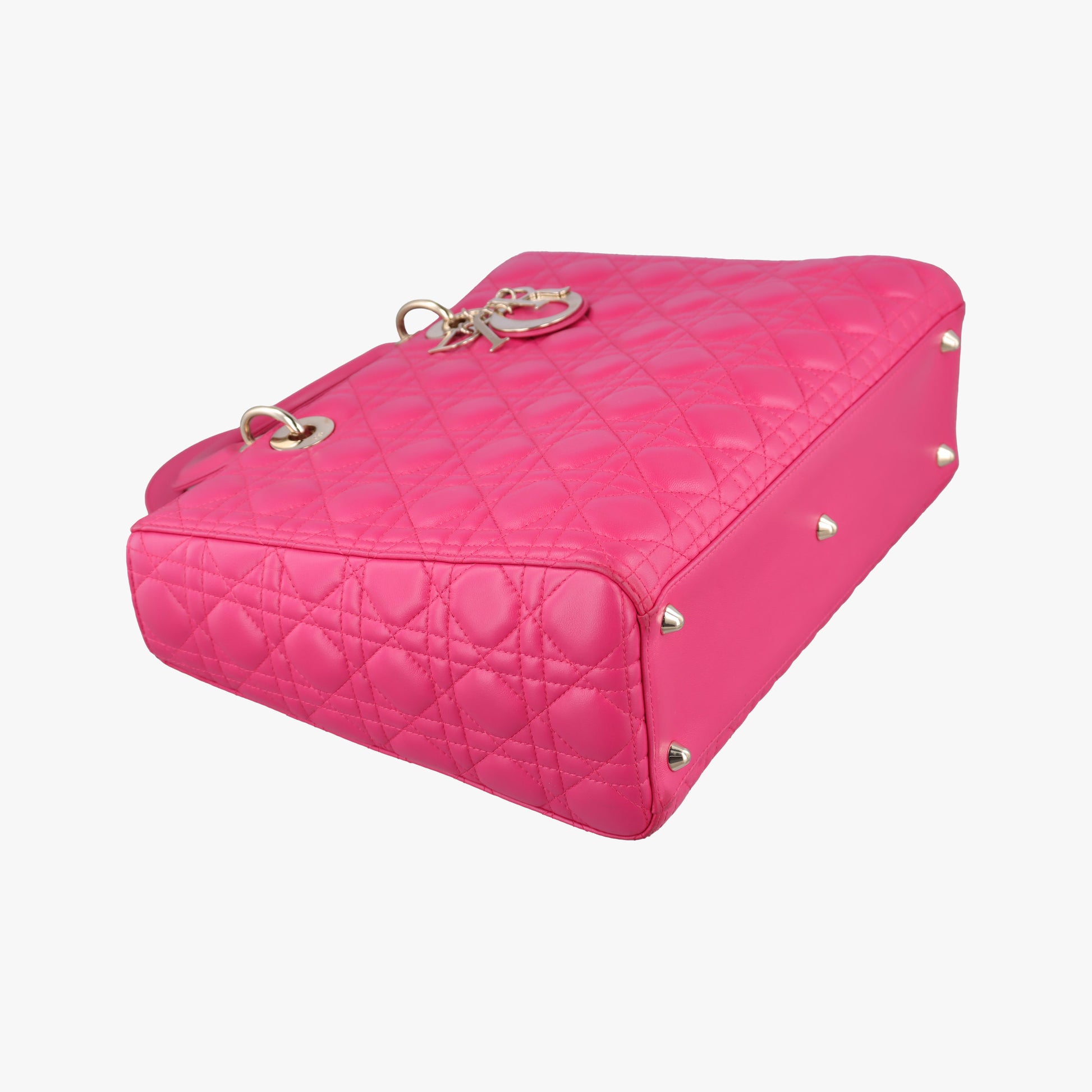 Lady Dior Rose lambskin 18-MA-1112レディディオール ローズ レッド ラムスキン 18-MA-1112