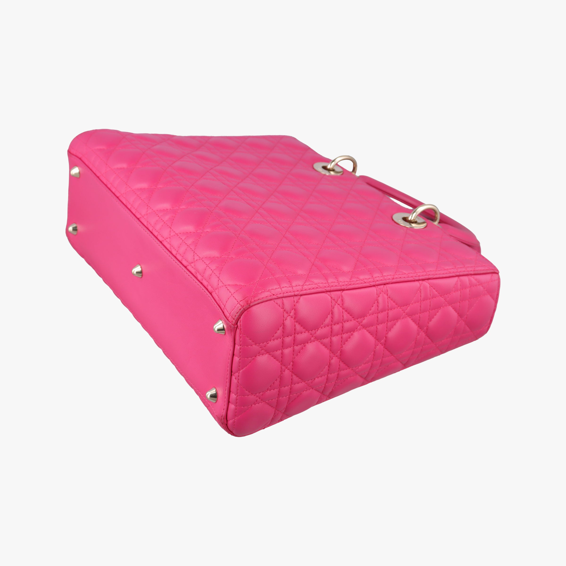 Lady Dior Rose lambskin 18-MA-1112レディディオール ローズ レッド ラムスキン 18-MA-1112