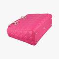 Lady Dior Rose lambskin 18-MA-1112レディディオール ローズ レッド ラムスキン 18-MA-1112