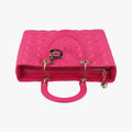Lady Dior Rose lambskin 18-MA-1112レディディオール ローズ レッド ラムスキン 18-MA-1112
