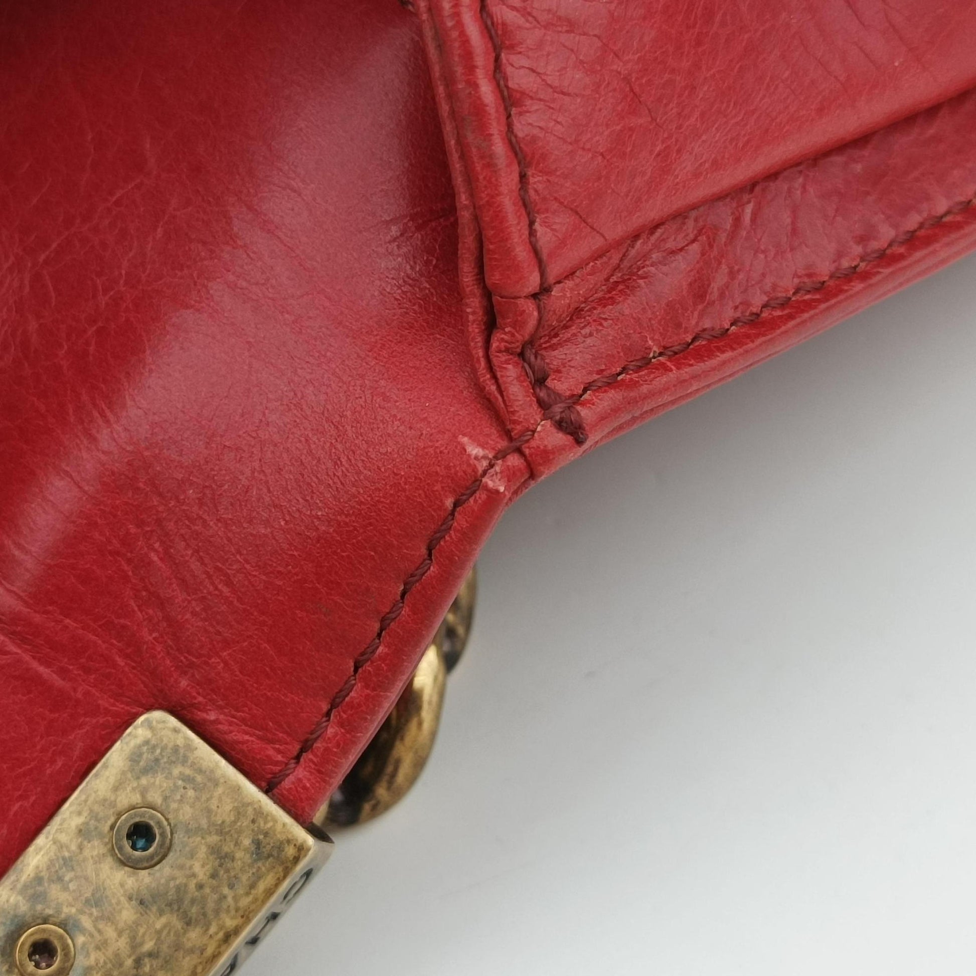 BOY CHANEL Red lambskin A67087 17786320ボーイシャネル レッド ラムスキン A67087 17786320