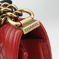 BOY CHANEL Red lambskin A67087 17786320ボーイシャネル レッド ラムスキン A67087 17786320