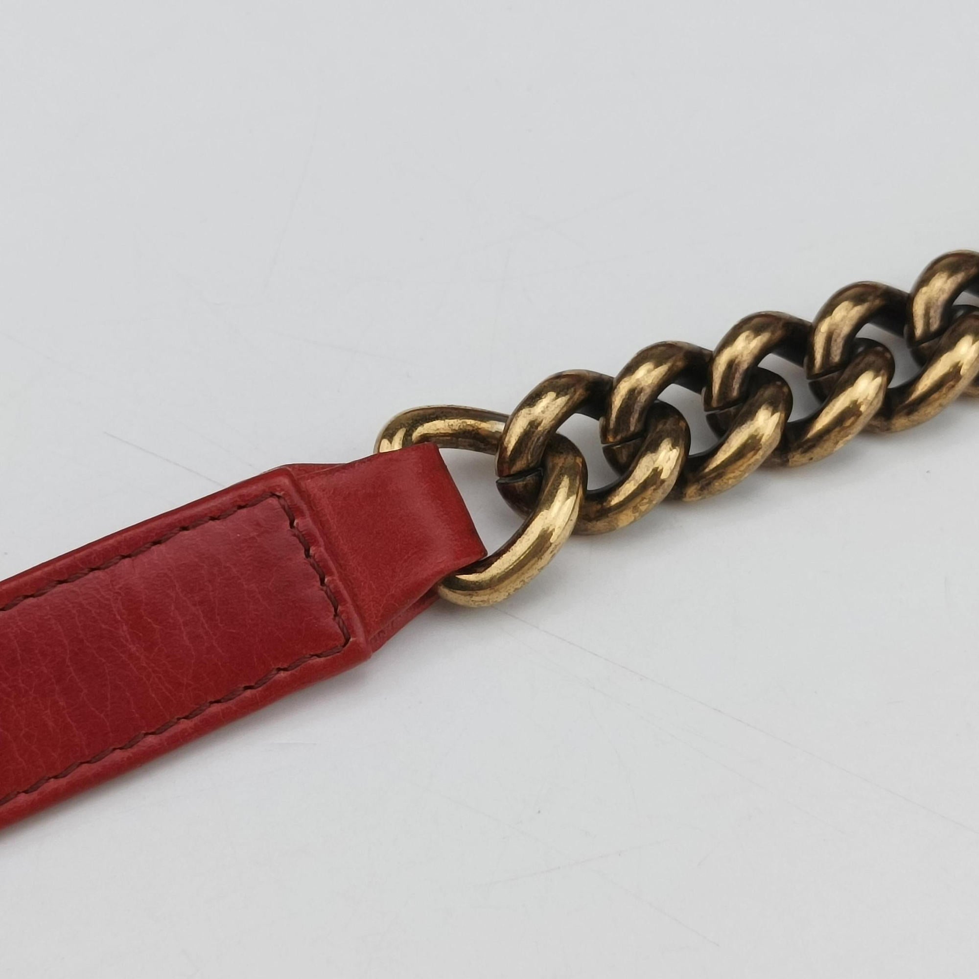 BOY CHANEL Red lambskin A67087 17786320ボーイシャネル レッド ラムスキン A67087 17786320