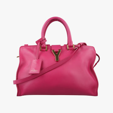 Y Ligne Petit Cabas Rose Leather 311210 311210 .001998Yライン プチカバス ローズ レッド レザー 311210 311210 .001998